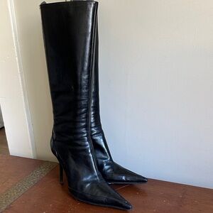 Vero Cuoio Black Heeled Boots